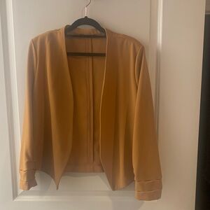 T Tahari Women's Camel Blazer